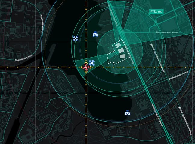 Интерфейс Kaspersky Antidrone